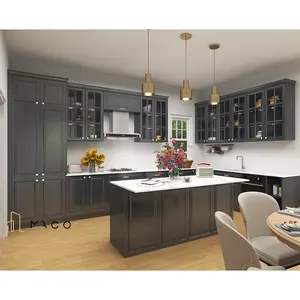 Разумная цена кухонный шкаф в европейском стиле кухонная мебель поставка золотой поставщик кухонный шкаф