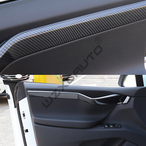 WZXD 23 Pcs ABS Style Carbon Fiber Interior Full Trim Set Accessories <b>Kit</b> for <b>Model</b> X 2019 2020 - Product Image 5