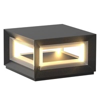 Lámpara Solar LED para Poste 2026, IP65 Impermeable, Acero Inoxidable, para Patio, Puerta Rural, Columna Decorativa, Luz de Pared - Venta al por Mayor