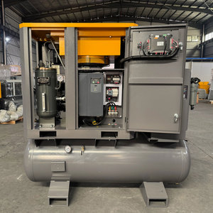 Compresseur d'air à vis rotatif intégré Vortek 22KW 30HP 4-en-1, refroidi par air, avec réservoir de 500L - Product Image 5