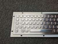 Clavier DSP Keybaordd Factory IP65 résistant aux vandales, clavier métallique avec braille, clavier filaire avec trackball ou pavé tactile