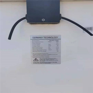 แผงโซลาร์เซลล์แบบคริสตัลเดี่ยว 100W 12V สำหรับชาร์จแบตเตอรี่ ใช้ในบ้าน ผลิตไฟฟ้า แสงสีดำทั้งหมด ขนาดเซลล์ 156.75 มม. x 156.75 มม. - Product Image 4