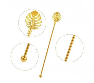 Venta al por mayor personalizada hoja de metal mango Swizzle Sticks para bebidas en el precio asequible de la India - Product Image 4
