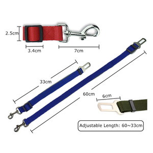 Hiphoppet ayarlanabilir evrensel <span class=keywords><strong>Pet</strong></span> emniyet kemeri moda stil dayanıklı naylon araba koltuğu tasma köpek kedi emniyet kemeri için evcil hayvan göğüs tasması - Product Image 2