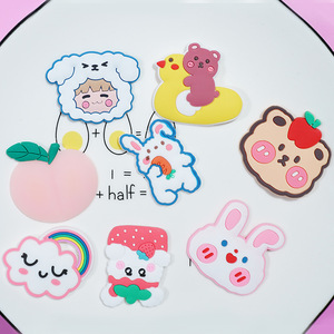 สติกเกอร์แม่เหล็กแบบกำหนดเอง PVC+ยางนิ่ม ของที่ระลึกแม่เหล็กติดตู้เย็นสำหรับเปิดเทอมสไตล์ร่วมสมัย - Product Image 2