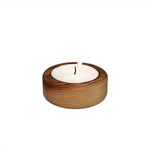 Wooden Rectangle Eco Friendly Durable Heat Resistant <b>Tea</b> <b>Light</b> <b>Holder</b> for Home Decoration Christmas - Product Image 1