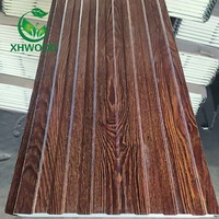 Panneau sandwich décoratif en polyuréthane PU de 16 mm et 20 mm, panneau mural extérieur isolé en métal sculpté