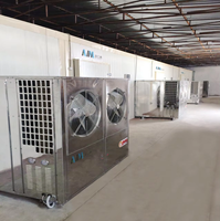 AIM Pompe à chaleur Économie d'énergie 75% Type de pièce Air Multicouche Kaki Séchoir Machine de séchage Fabrication de fruits secs industriels