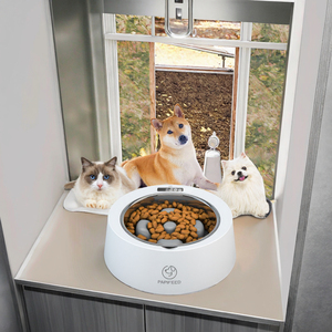 EUR <span class=keywords><strong>VET</strong></span> Mangeoire intelligente pour animaux de compagnie en acier inoxydable Gamelle pour chien anti-étouffement Gamelle pour aliments lents Gamelle pour chat et chien - Product Image 3
