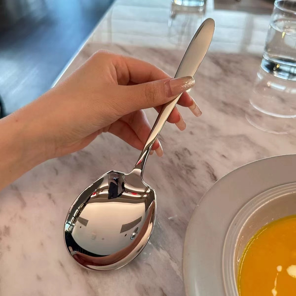 Serving spoon [41g] - transparent