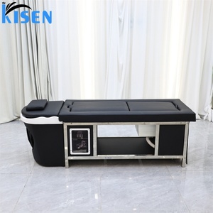KISEN Nouveau Design Lit de Spa Capillaire et de Moxibustion Durable, avec Bol de Lavage et Bain de Pieds, pour Salons Thaïlandais et Japonais - Product Image 5