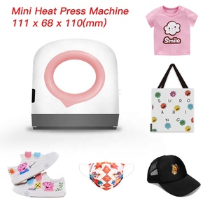 Mini presse à chaud portable de 4x2.4 pouces, nouvel état pour les t-shirts, type de plaque typographique - Product Image 4