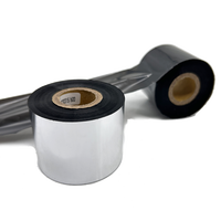 Pita Resin Lilin Hitam Premium untuk Transfer Termal 100mm*300m untuk Printer Label Barcode