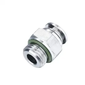 Good Quality Good Price Pneumatic Parts Quick Push in One Touch SS 316 Stainless Steel Air Fittings