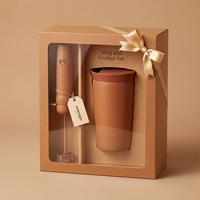 Mousseur à lait électrique portatif Everich Premium pour cuisine, mini, détachable, en acier inoxydable, puissant, pour café
