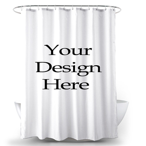 La migliore vendita personalizzata digitale stampata gatto cane tenda da doccia poliestere impermeabile bagno stampa 3D tenda da doccia personalizzata all'ingrosso - Product Image 2