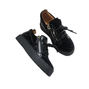 Zapatillas de Lujo de Alta Calidad para Hombre, Zapatos Casuales de Cuero Genuino para Mujer, Marca GZ, Zapatos Deportivos de Tenis, Mocasines con Cierre, Tallas 35-48 0216 - Product Image 3