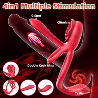 Jouets sexuels, anneau de verrouillage, vibrateur rose, vibrateur étanche rechargeable par USB avec télécommande par application pour stimulation vaginale adulte