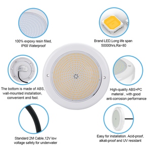 <span class=keywords><strong>Ampoule</strong></span> <span class=keywords><strong>LED</strong></span> pour <span class=keywords><strong>piscine</strong></span> PAR56, compatible avec les niches <span class=keywords><strong>Astral</strong></span> Pool, remplie de PC, étanche IP68, super fine, RGBW, 12V, dimmable, éclairage de <span class=keywords><strong>piscine</strong></span> - Product Image 2