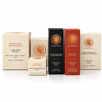 Boîte d'emballage de produits de soin de la peau personnalisée de luxe avec impression double face et marquage à chaud