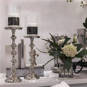 Portavelas con votivo de vidrio para centros de mesa de boda Diseño elegante Portavelas de vidrio Best Seller - Product Image 2