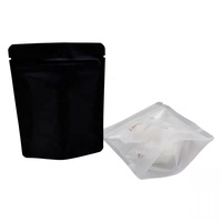 Emballage Plastique Personnalisé Doux au Toucher 3.5g 1 Gramme Sachet Mylar Anti-Odeur à Fermeture Éclair pour Cookies Transparent un Côté 7.5 X 12