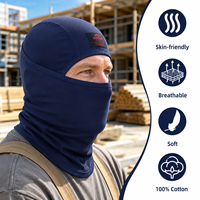 Cagoules en coton FR certifiées UL ignifuges Cagoules en tricot élastiques et respirantes Accessoire EPI