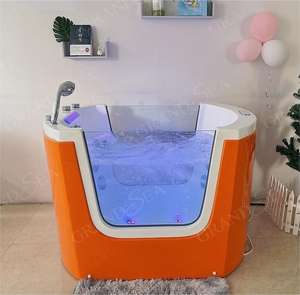 2024 New Baby <span class=keywords><strong>Massage</strong></span> Badewanne Set Indoor Freistehende Neugeborene Ozon Bubble Badewanne mit LED-Licht Multifunktion ale <span class=keywords><strong>Spa</strong></span> <span class=keywords><strong>Massage</strong></span> - Product Image 1