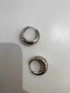 Vente flash - Boucles d'oreilles simples en argent sterling S925 pour femmes, bijoux de tous les jours - Product Image 5