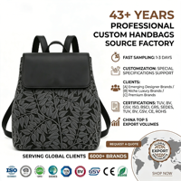 Sac à dos en cuir antivol tendance pour femme, grande capacité, pour voyage, ordinateur portable, étanche, pour l'école, les trajets quotidiens, avec logo personnalisé OEM