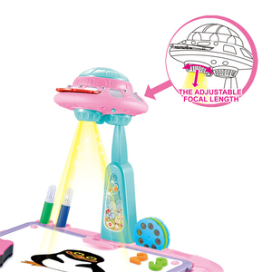 Tablero de dibujo educativo inteligente para niños, máquina de proyección de juguete, mesa de aprendizaje, juguete de dibujo - Product Image 3
