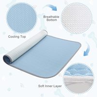 Tapis rafraîchissant d'été lavable en soie glacée pour animaux de compagnie de petite/moyenne/grande taille, hamac pour usage intérieur/extérieur, lavable en machine ou en voiture