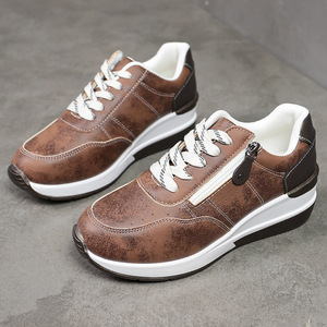 Zapatos Deportivos Clásicos para Mujer, con Suela Gruesa, Ligeros, Duraderos, Transpirables, Cómodos, Casuales, para Caminar - Product Image 4