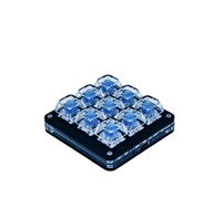 Claviers macro programmables filaires USB-C Mini, clavier personnalisé 9 touches, bouton rotatif, clavier mécanique multimédia personnalisable DIY