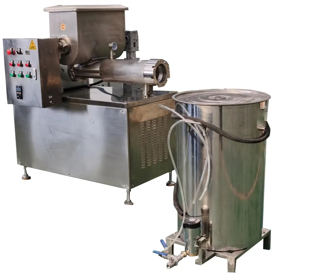 Industrial Pasta Making Machine / Macaroni Extruder Machine / Spaghetti Production Line