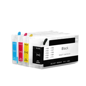 Empty Refillable Ink Cartridge For HP 950 951 711 For HP Designjet T120 T520 Printer for hp officejet pro 7740 8210 printers