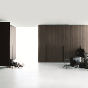 Armario <span class=keywords><strong>con</strong></span> puerta corredera de <span class=keywords><strong>3</strong></span> <span class=keywords><strong>puertas</strong></span> de estilo moderno Armario pintado de MDF <span class=keywords><strong>con</strong></span> espejo - Product Image 2