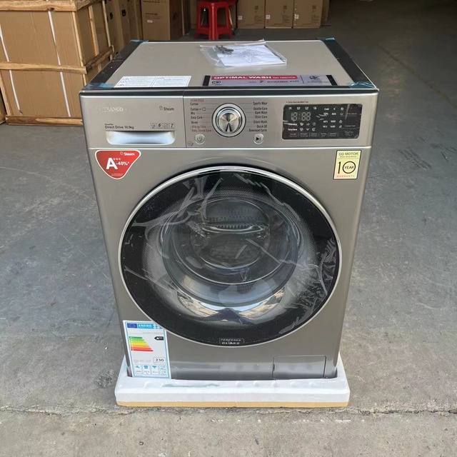 Fully Automatic Electric Front Loading Washing Machine 9.1-10kg Capacity Energy Efficiency Grade 1 Stainless Steel Tub