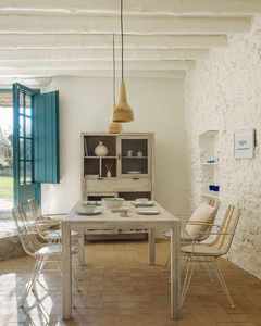 Modern Scandinavian Style Indoor/Outdoor <b>Armchair</b> Rattan White Metal <b>Dining</b> Chair Hotel Use Garden Seating - Product Image 6