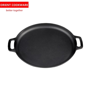 Sartén para Pizza de Hierro Fundido Precurado con 2 Asas Laterales para Cocina, Horno y Parrilla - Product Image 2
