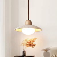 Suspension luminaire en travertin pour table de salle à manger, îlot de cuisine, 3 lumières, lustre, lampe suspendue, style nordique, pierre jaune, rectangulaire