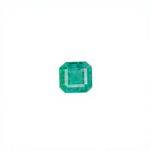 Esmeralda Natural Certificada de Zambia de 8 MM, Corte Asscher Cuadrado, con Buen Color, Brillo y Presencia, Gema Suelta de 2.67 Quilates - Product Image 1