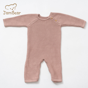 Nouveau-né pull Onesie bébé barboteuse tricot bébé dors 100% coton bio infantile tricot une pièce bébé <span class=keywords><strong>Nesie</strong></span> - Product Image 1