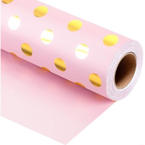 Dots - Gold and Pink