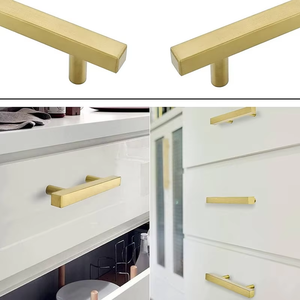 Furniture Cabinets Kitchen <b>Drawer</b> <b>Pulls</b> Stainless Steel Cupboard Door Handles - Product Image 3