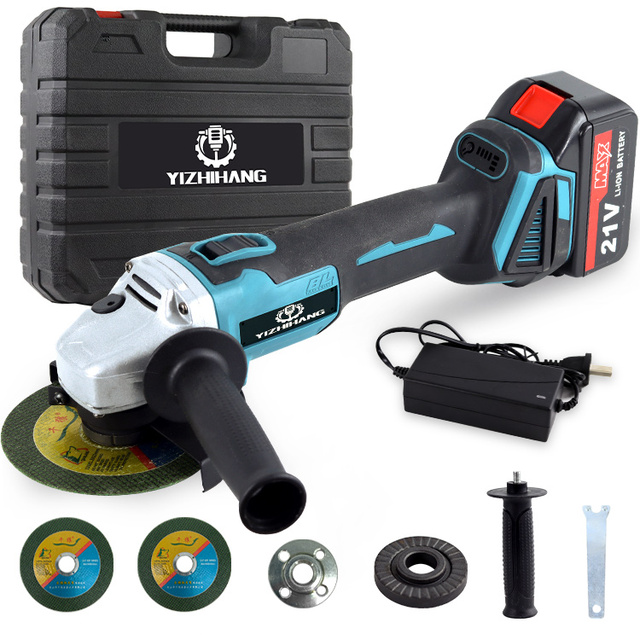 China Factory Price Professional Electric Angle Grinder Metal Concrete Cutter Tools Battery Power Wireless Grinder