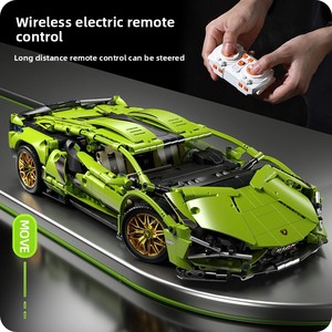 Hot Selling 1:14 Supercar Bouwstenen Abs Plastic Auto 563 Stadsmodel Sportstenen Set Bouwspeelgoed Voor Kinderen Leeftijden - Product Image 2