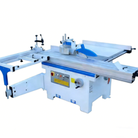 Machine combinée pour le travail du bois : scie, dégauchisseuse, scie à panier et scie à rainurer pour le bois