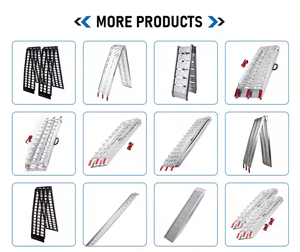 <span class=keywords><strong>Rampe</strong></span> d'accès pliable en aluminium légère et portable avec une capacité de 340 kg pour les escaliers - Product Image 6