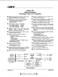 INTEL F65540 65540/545 Panel plano de alto rendimiento/controlador VGA CRT Hong Kong Origin 2018 + - Product Image 3